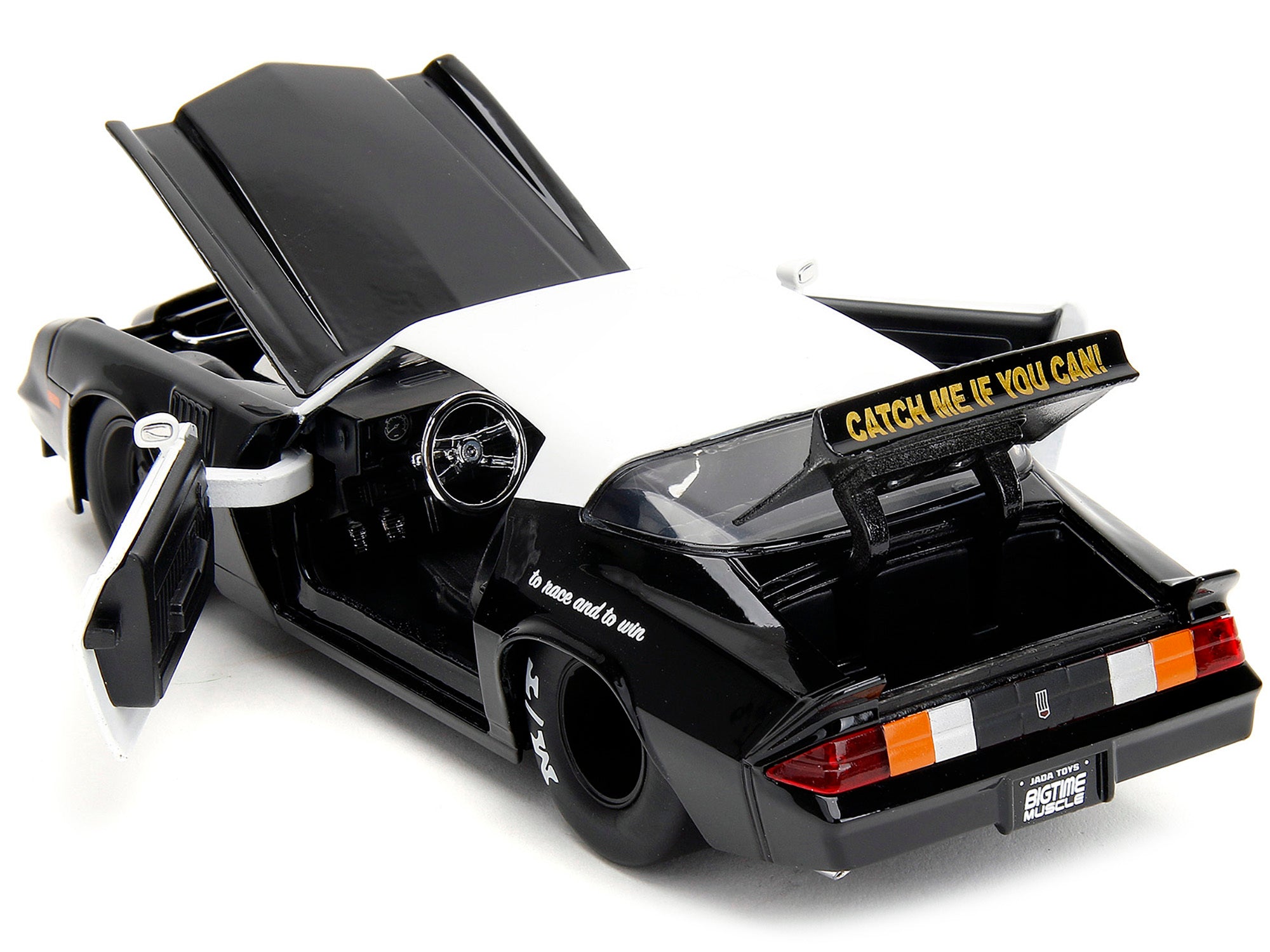 1979 Chevrolet Camaro Z28 Police Black and White "Highway Drag" "Bigtime Muscle" Series 1/24 Diecast Model Car by Jada - Minihomy