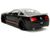 2008 Ford Shelby Mustang GT-500KR Silver and Black with Red Stripes "Bigtime Muscle" Series 1/24 Diecast Model Car by Jada - Minihomy