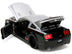 2008 Ford Shelby Mustang GT-500KR Silver and Black with Red Stripes "Bigtime Muscle" Series 1/24 Diecast Model Car by Jada - Minihomy