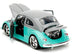 1959 Volkswagen Beetle Gray and Light Blue "Punch Buggy" Series 1/24 Diecast Model Car by Jada - Minihomy