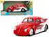 1959 Volkswagen Drag Beetle "Cherry on Top" Red and White "Punch Buggy" Series 1/24 Diecast Model Car by Jada - Minihomy