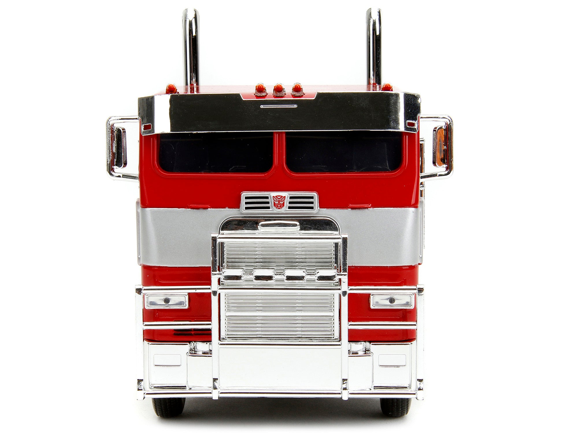 Optimus Prime Tractor Truck Red and Blue with Silver Stripes - Minihomy