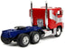 Optimus Prime Tractor Truck Red and Blue with Silver Stripes - Minihomy