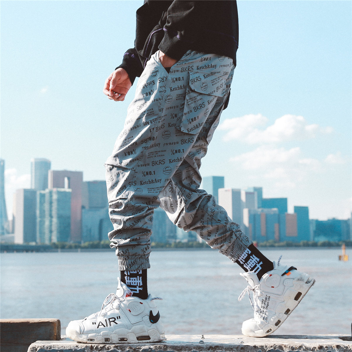Hip Hop Japanese Streetwear Trousers Jogging Casual Camouflage Pants For Mens