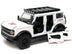 2021 Ford Bronco White with Red Stripes and Roof Rack "Yokohama Tires" "Just Trucks" Series 1/24 Diecast Model Car by Jada - Minihomy