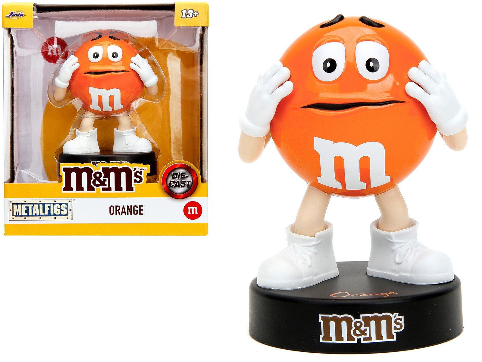 Orange M&M's 4" Diecast Figurine "Metalfigs" Series by Jada - Minihomy