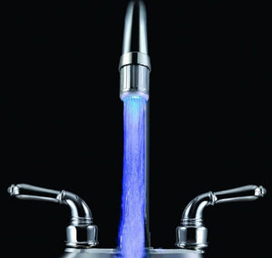Romantic 7 Color Change LED Light Shower Head Water Bath Home Bathroom Glow