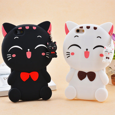 Lucky Cat Soft Silicone Phone Case Cover