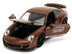 Porsche 911 Turbo Brown and Brown M&M Diecast Figure "M&M's" "Hollywood Rides" Series 1/24 Diecast Model Car by Jada - Minihomy