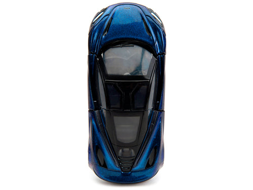 McLaren 720S Blue Metallic with Black Top 