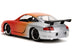 Porsche 911 GT3 RS Matt Orange and Silver Metallic "Pink Slips" Series 1/32 Diecast Model Car by Jada - Minihomy