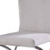 24" Beige Velvet And Silver Parsons Chair - Minihomy