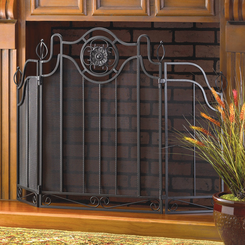 Italian Style Fireplace Screen - Minihomy