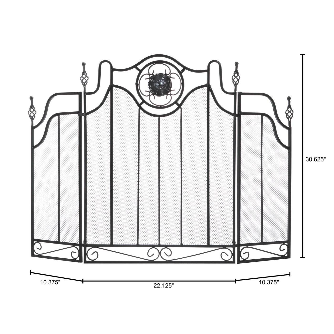 Italian Style Fireplace Screen - Minihomy