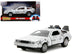 DMC DeLorean Time Machine Brushed Metal (Frost Version) "Back to the Future" (1985) Movie "Hollywood Rides" Series 1/32 Diecast Model Car by Jada - Minihomy