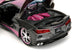 2020 Chevrolet Corvette Stingray Gray Metallic with Pink Carbon Hood and Top "Pink Slips" Series 1/24 Diecast Model Car by Jada - Minihomy