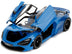 McLaren 720S Blue and Dark Blue with Black Top "Pink Slips" Series 1/24 Diecast Model Car by Jada - Minihomy