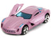 2009 Chevrolet Corvette Stingray Concept Pink Metallic with Blue Tinted Windows "Pink Slips" Series 1/32 Diecast Model Car by Jada - Minihomy