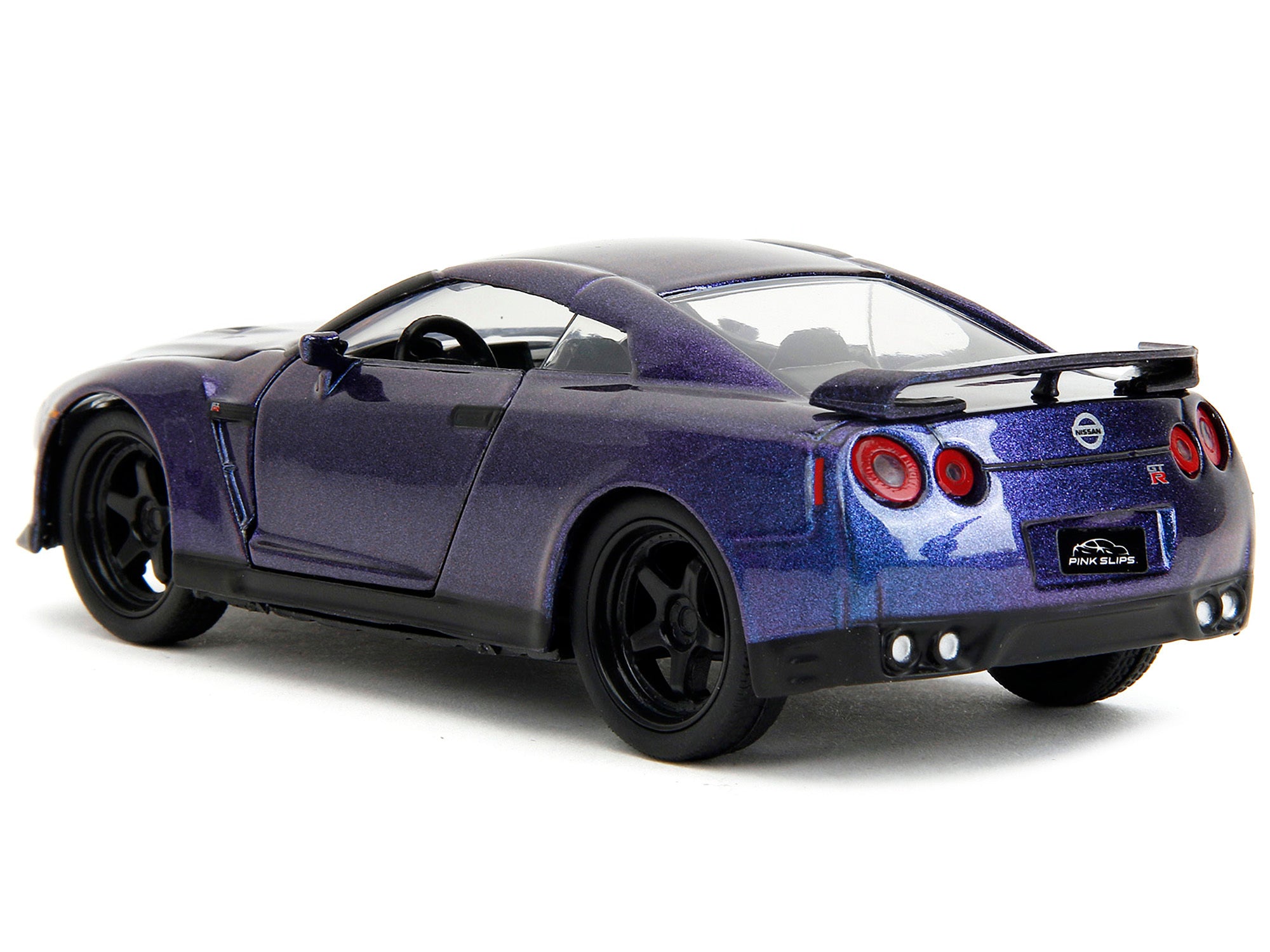 2009 Nissan GT-R (R35) Purple Metallic "Pink Slips" Series 1/32 Diecast Model Car by Jada - Minihomy