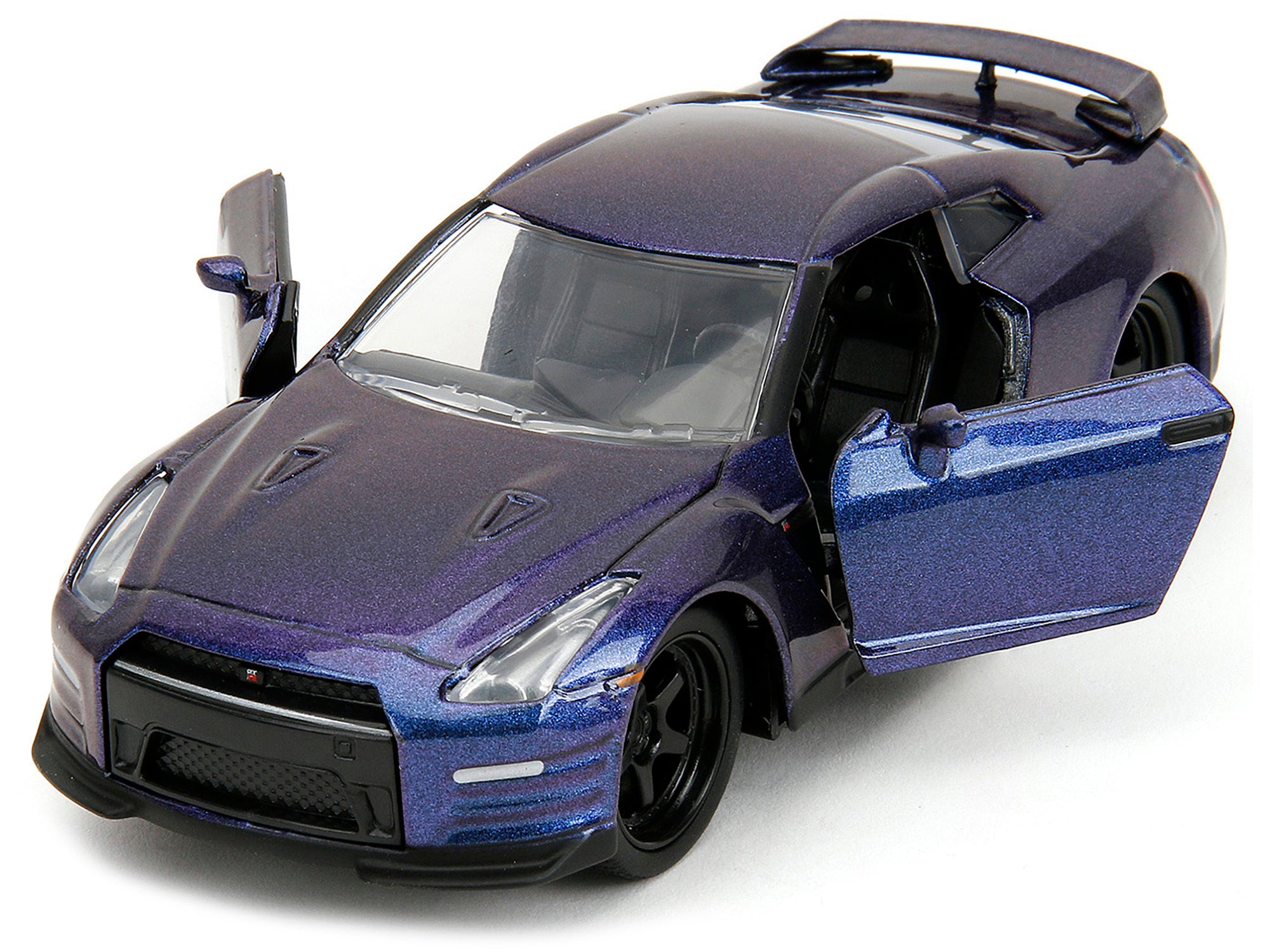 2009 Nissan GT-R (R35) Purple Metallic "Pink Slips" Series 1/32 Diecast Model Car by Jada - Minihomy