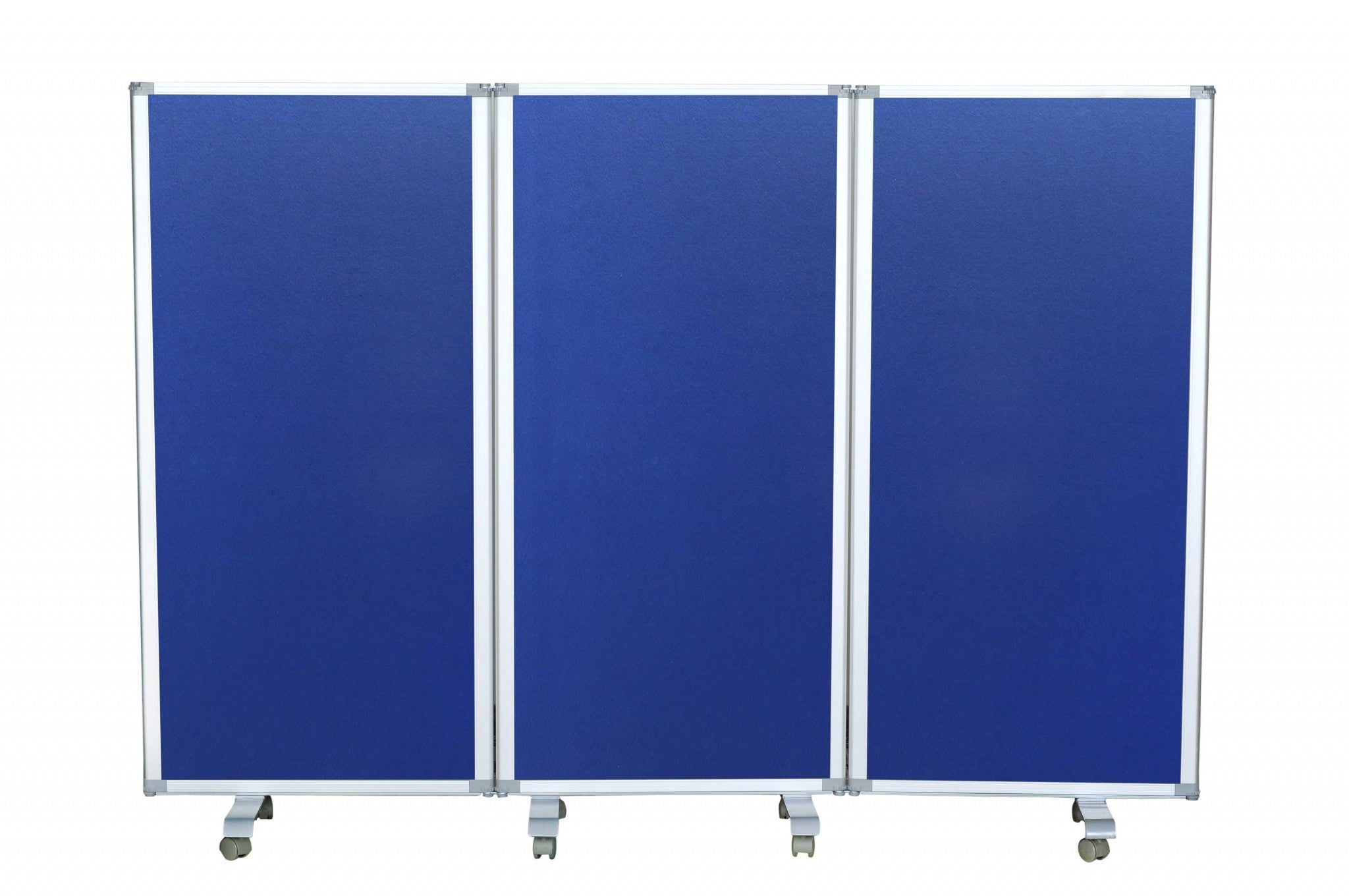 106 X 1 X 71 Blue Metal And Fabric - Screen - Minihomy