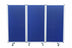 106 X 1 X 71 Blue Metal And Fabric - Screen - Minihomy