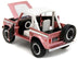 1973 Ford Bronco Pink Metallic with White Top and Graphics "Pink Slips" Series 1/24 Diecast Model Car by Jada - Minihomy