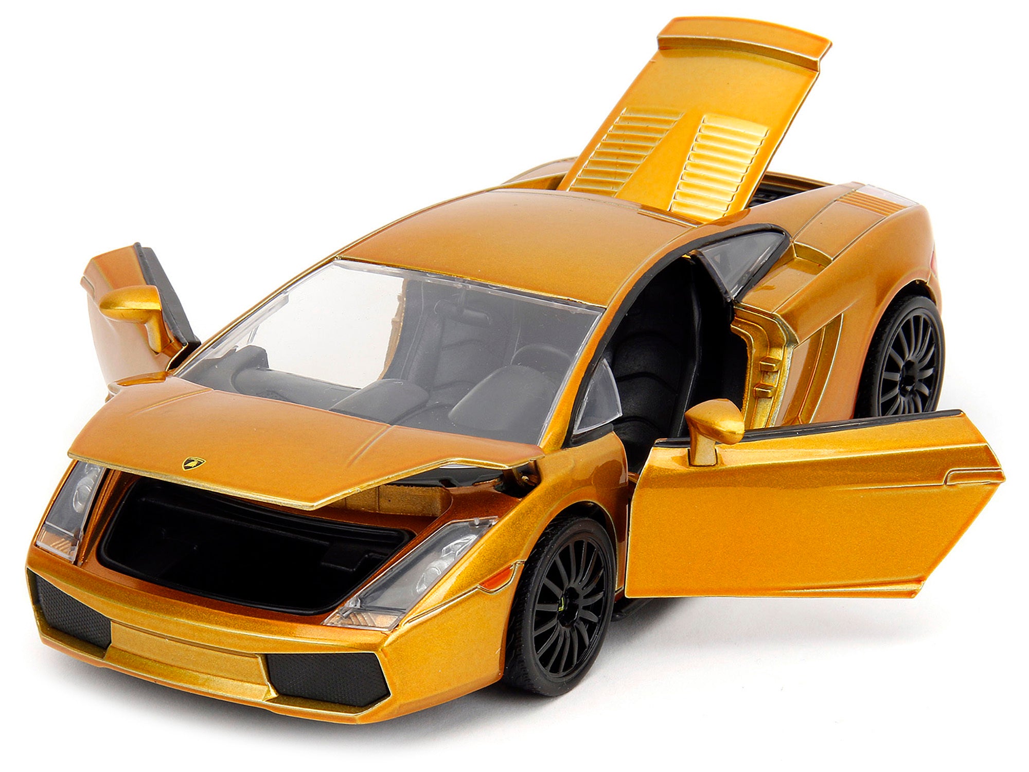 Lamborghini Gallardo Gold Metallic "Fast X" (2023) Movie "Fast & Furious" Series 1/24 Diecast Model Car by Jada - Minihomy