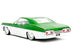 1967 Chevrolet Impala SS Green Metallic and White with White Interior "Bigtime Muscle" Series 1/24 Diecast Model Car by Jada - Minihomy