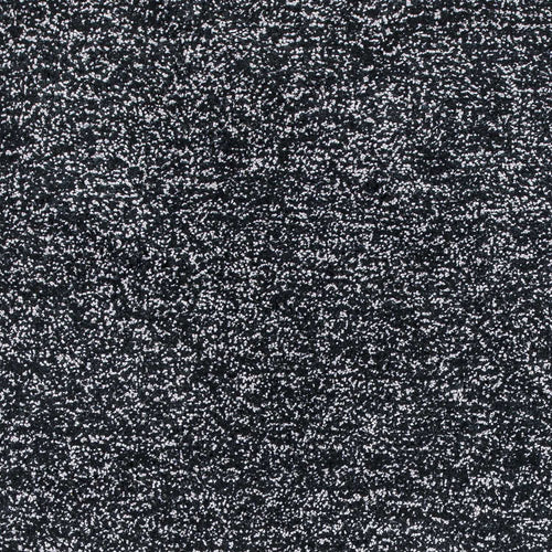 8' X 10' Polyester Black Heather Area Rug