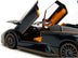 Lamborghini Murcielago Roadster Black Metallic with Orange Interior "Pink Slips" Series 1/24 Diecast Model Car by Jada - Minihomy