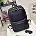 Retro casual backpack backpack men computer bag student bag Korean female leather travel tide one generation