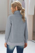 Contrast Quilted Quarter-Snap Long Sleeve Sweatshirt - Minihomy