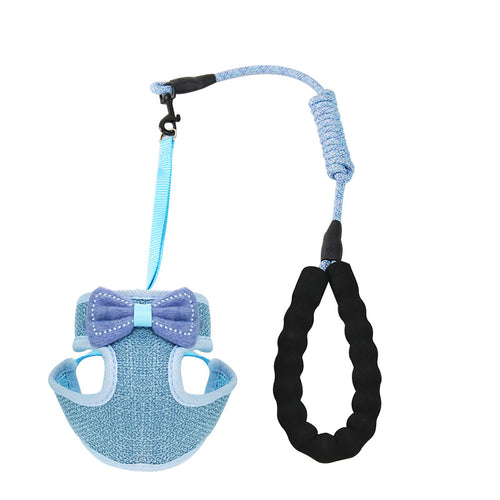 Pet chest and back leash