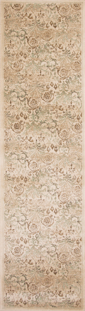 5' X 8' Ivory Vintage Area Rug - Minihomy