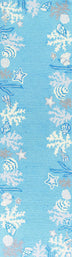 1' X 2' Polyester Sea Blue Area Rug - Minihomy