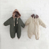 Baby Padded Quilted Jumpsuit Outing Clothes - Minihomy