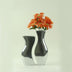 Buffed Adjoining Set Of 2 Vases - Minihomy