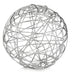 12" X 12" X 12" Silver Extra Large Wire Sphere - Minihomy