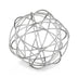 12" X 12" X 12" Silver Extra Large Wire Sphere - Minihomy