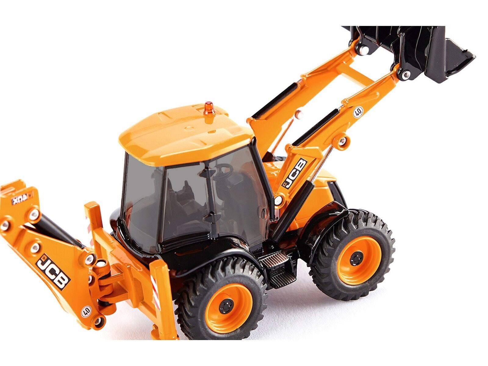 JCB 4CX Back Hoe Loader Yellow 1/50 Diecast Model by Siku - Minihomy