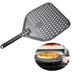 Oven cleaning spatula stainless steel square punching - Minihomy