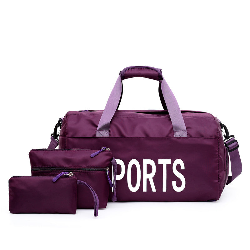 Nylon Independent Three Piece Sports Bag