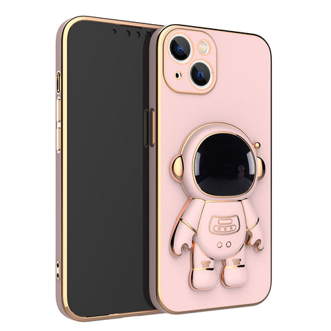 Self-contained Lens Film Mobile Phone Case Electroplating Bracket Protective Cover