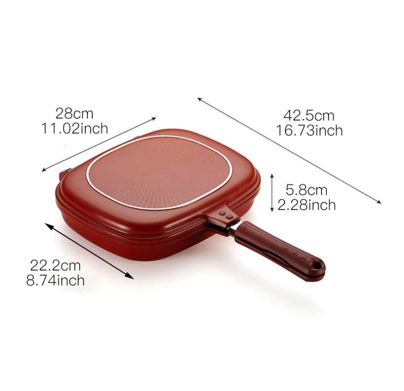 Double Side Frying Pan Non-stick Flip Frying Pan - Minihomy