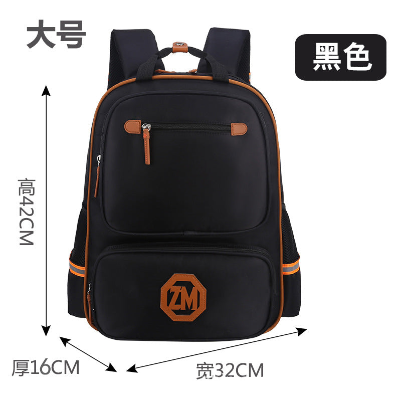 Book bag logo custom-made English children's double shoulder bag schoolbag for boys and girls to reduce their backpacks