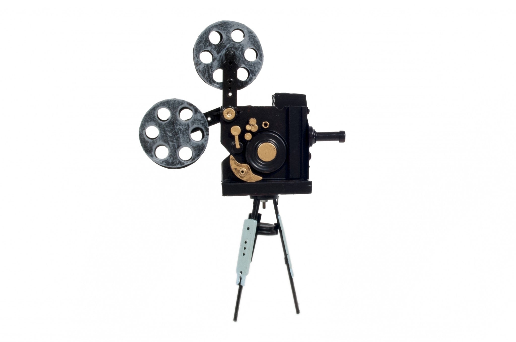 3" X 8.5" X 12.5" Metal Handmade Vintage Movie Projector - Minihomy