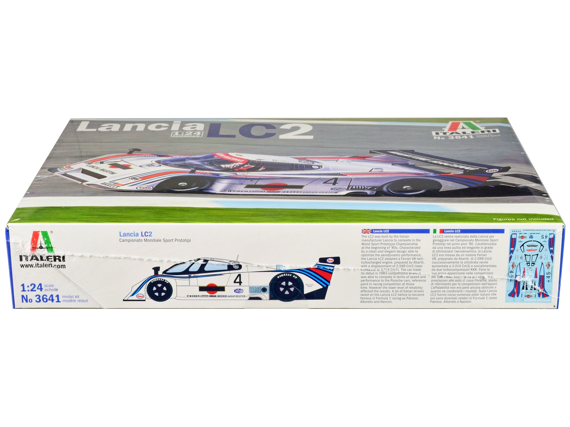 Skill 3 Model Kit Lancia LC2 "World Sport Prototype Championship" 1/24 Scale Model by Italeri