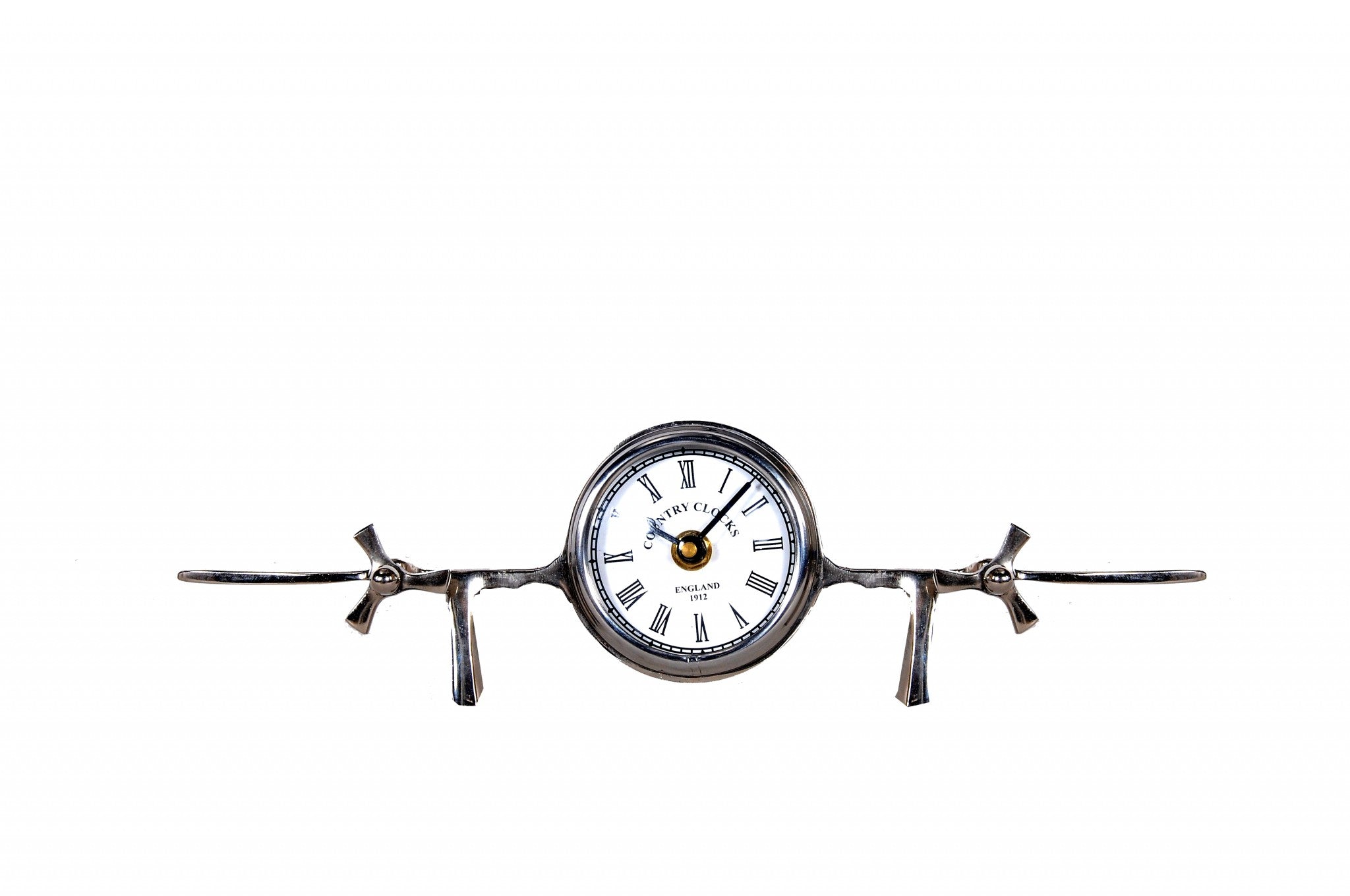 3" X 13.5" X 4.5" Aeroplane Table Clock - Minihomy