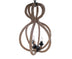 15" X 15" X 47.5" 3 Bulbsrope  Pendant Lamp - Minihomy